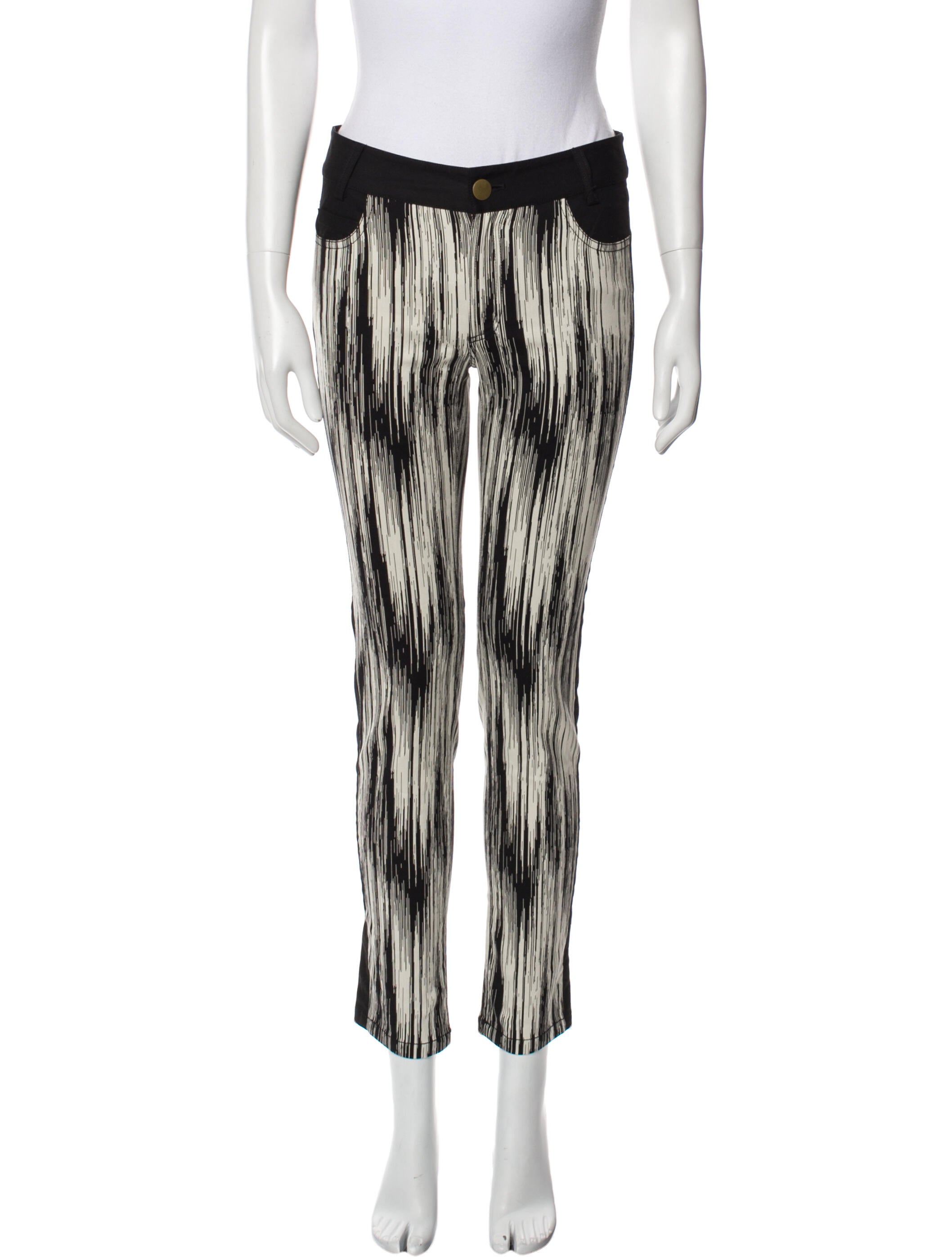 Derek Lam 10 Crosby Patterned Skinny Leg Pants w/ Tags