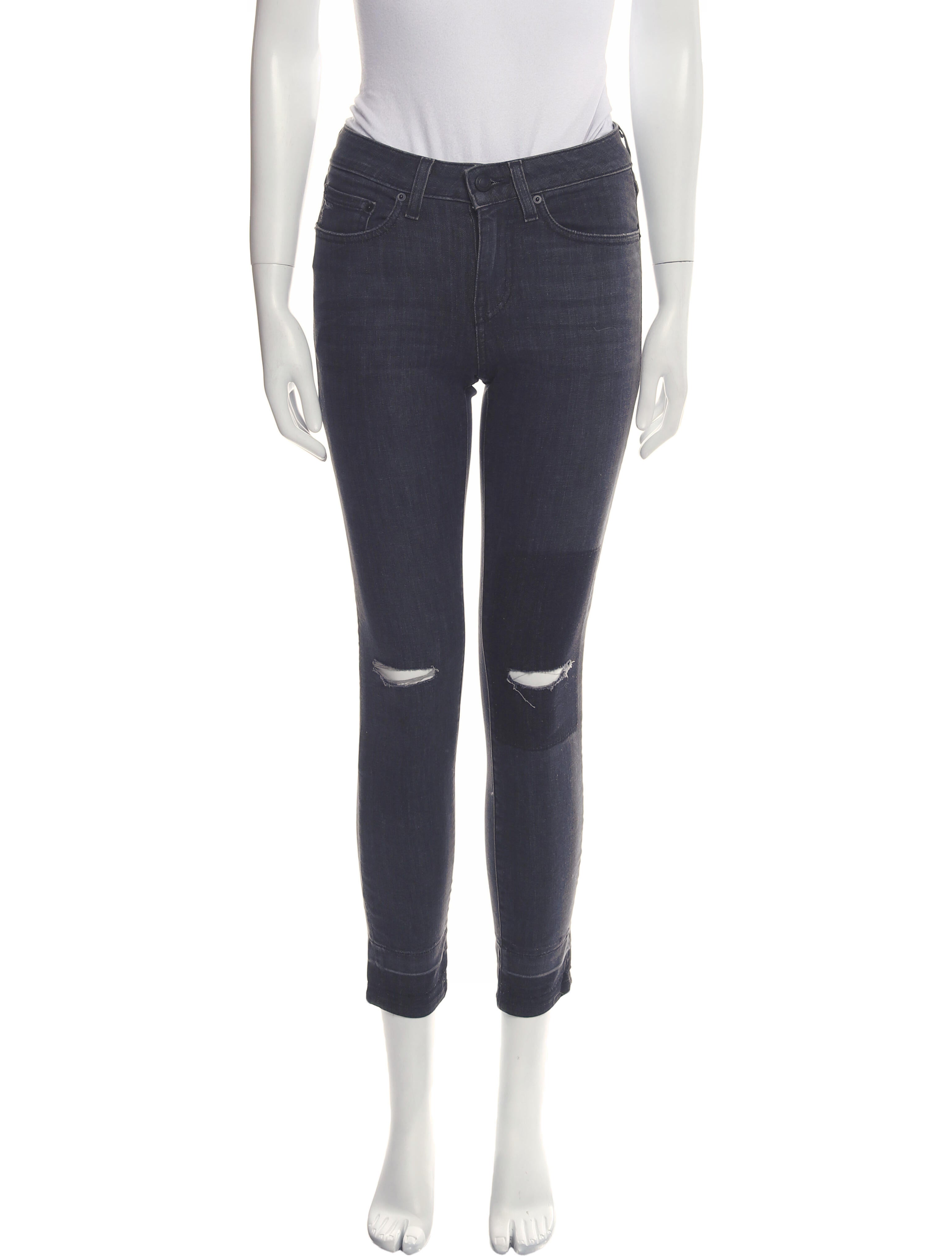 Derek Lam 10 Crosby Mid-Rise Skinny Leg Jeans