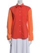 Derek Lam 10 Crosby Long Sleeve Button-Up Top