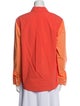 Derek Lam 10 Crosby Long Sleeve Button-Up Top