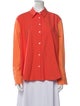 Derek Lam 10 Crosby Long Sleeve Button-Up Top