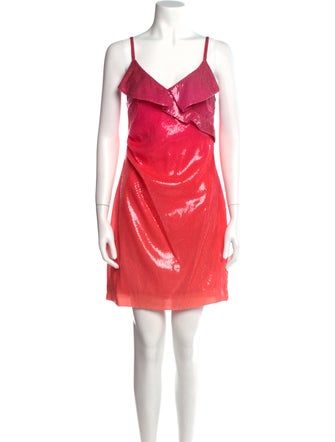 Derek Lam 10 Crosby V-Neck Mini Dress