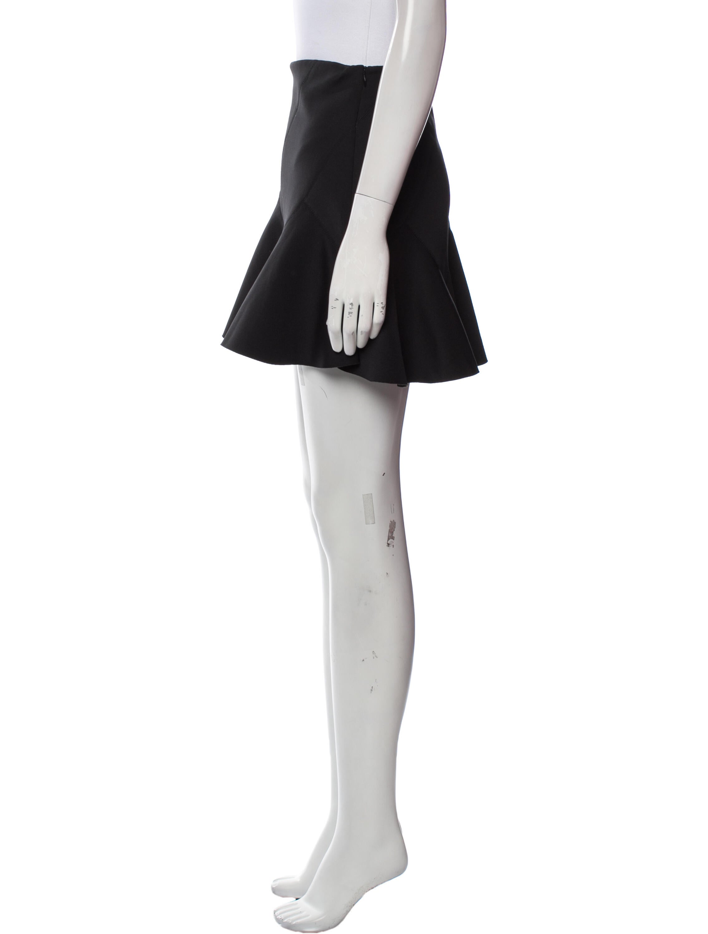 Derek Lam 10 Crosby Ruffle Embellishment Mini Skirt