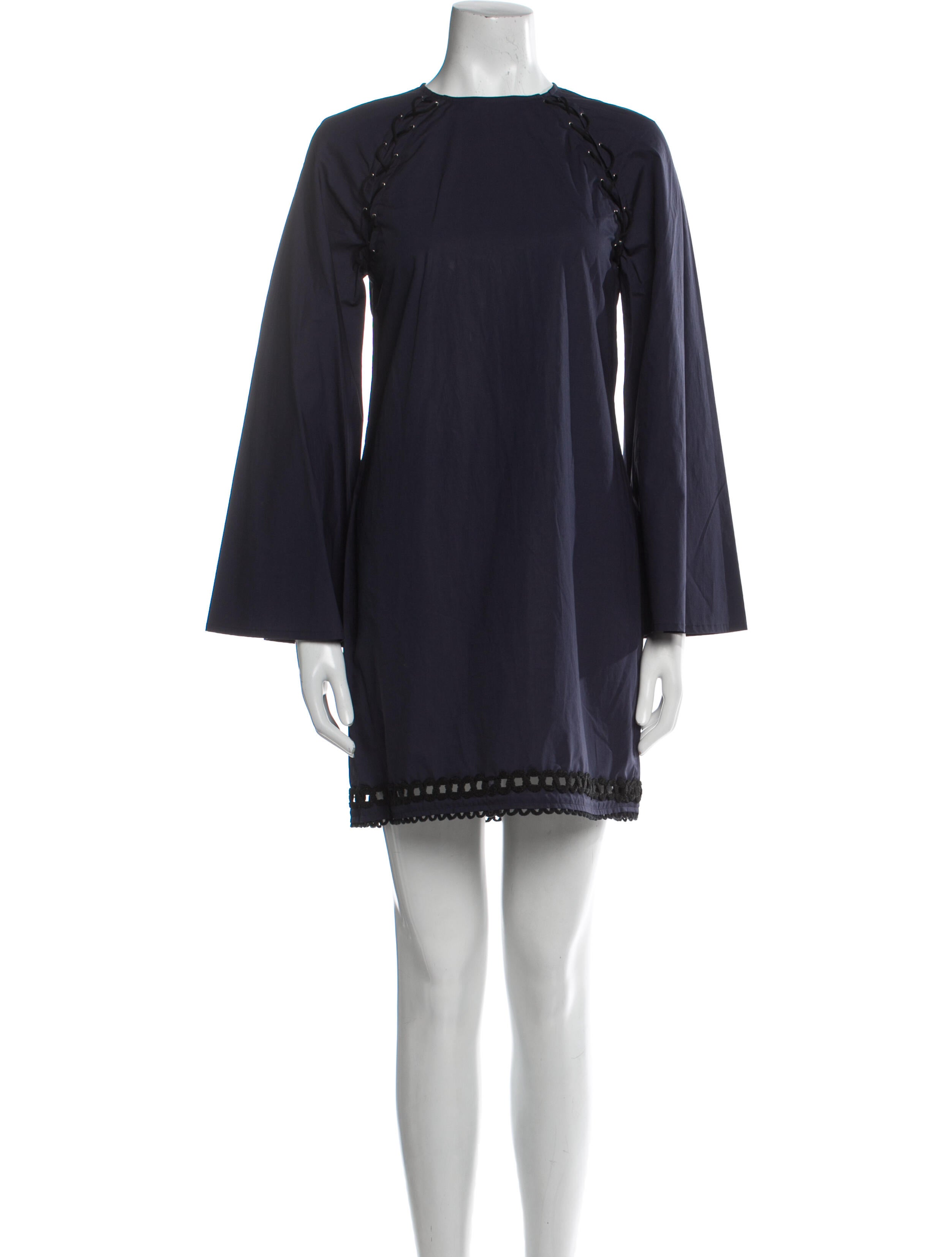 Derek Lam 10 Crosby Crew Neck Mini Dress