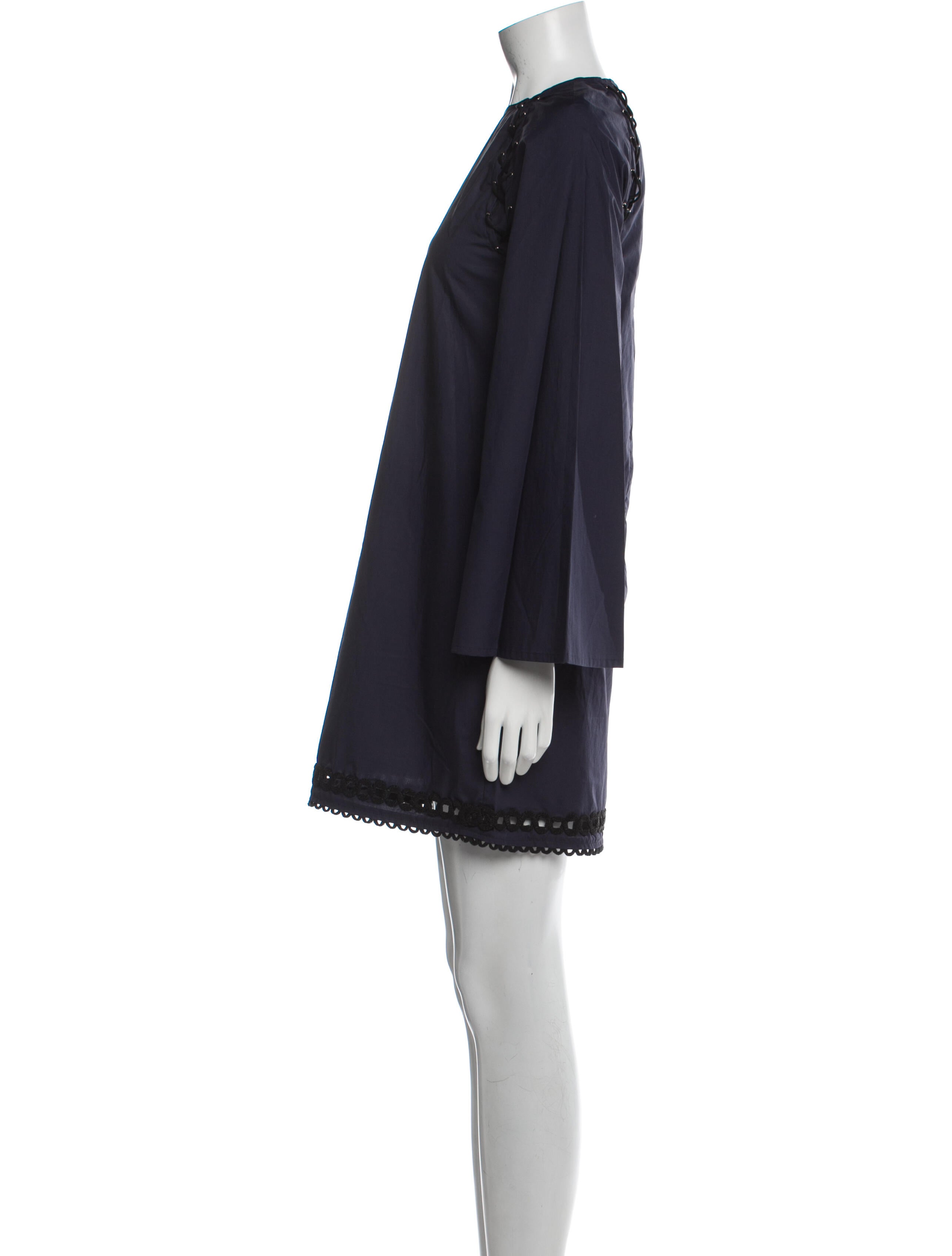 Derek Lam 10 Crosby Crew Neck Mini Dress