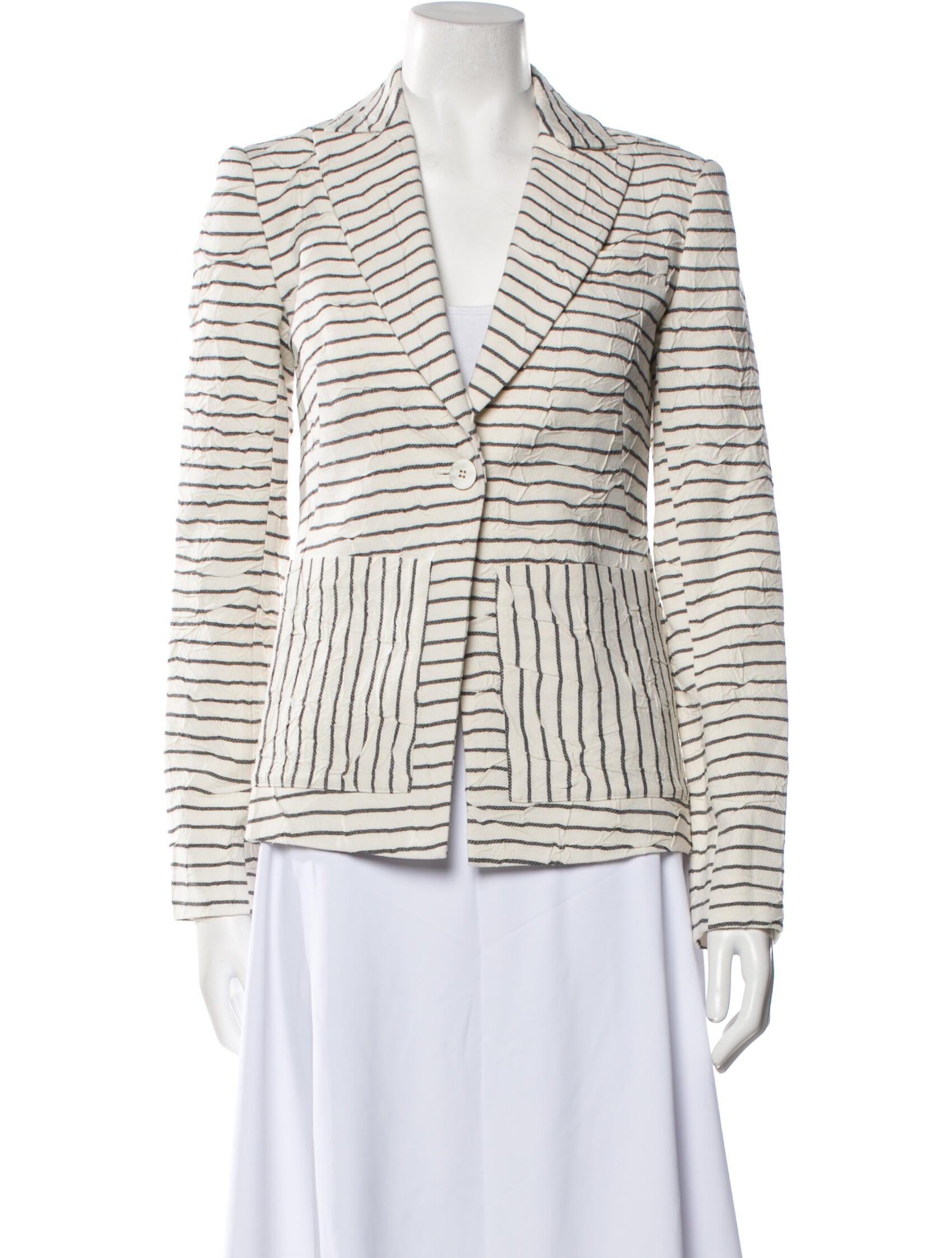 Derek Lam 10 Crosby Striped Blazer