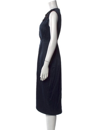 Darling London V-Neck Midi Length Dress