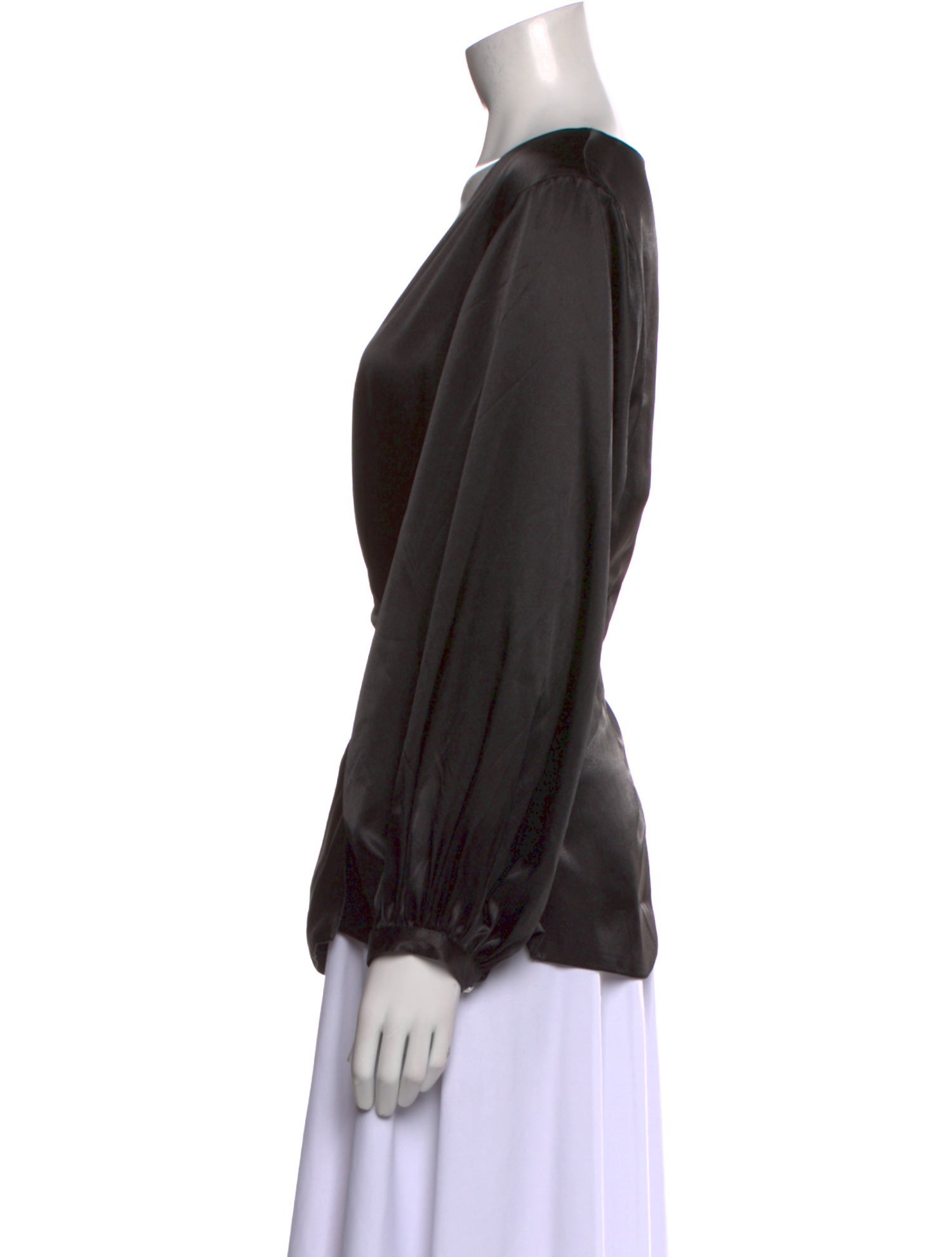 D'lish Silk V-Neck Blouse