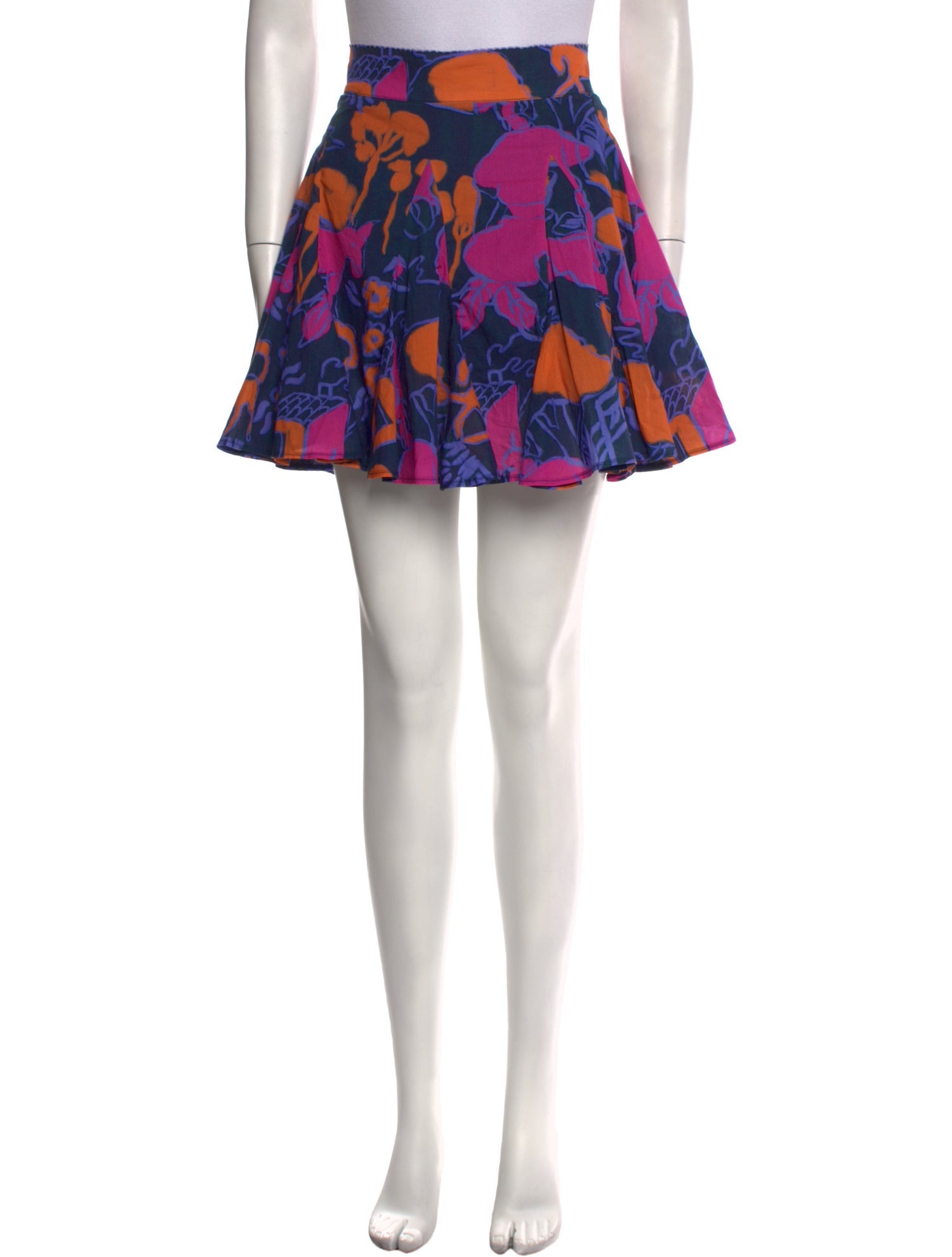 De Loreta Printed Mini Skirt