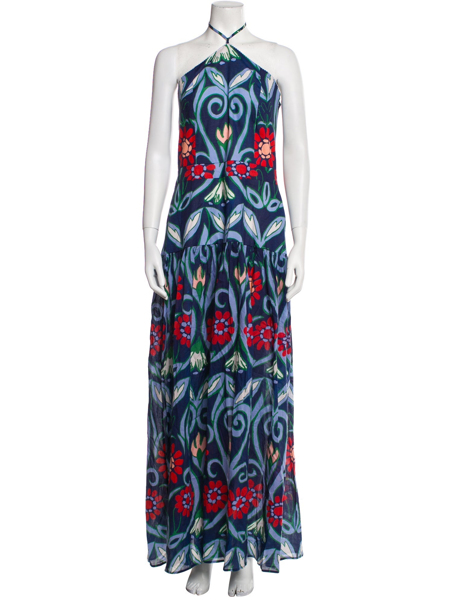 De Loreta Printed Long Dress