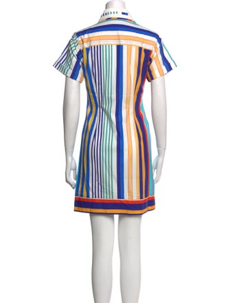De Loreta Striped Mini Dress