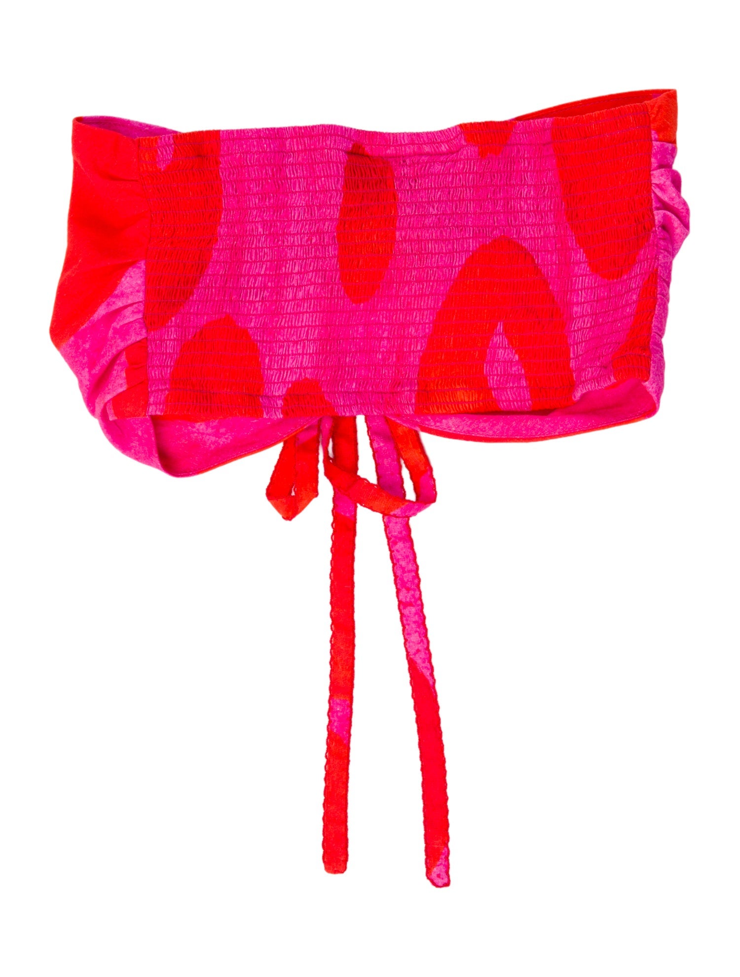 De Loreta Colorblock Pattern Pleated Accents Top w/ Tags