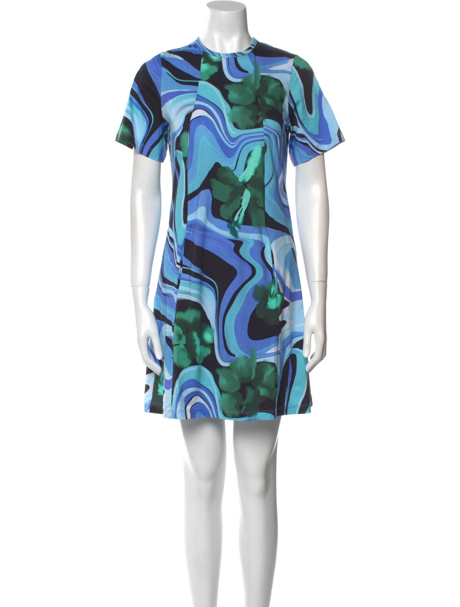 De Loreta Printed Mini Dress w/ Tags