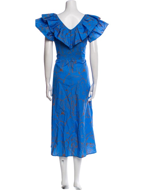 De Loreta Printed Long Dress