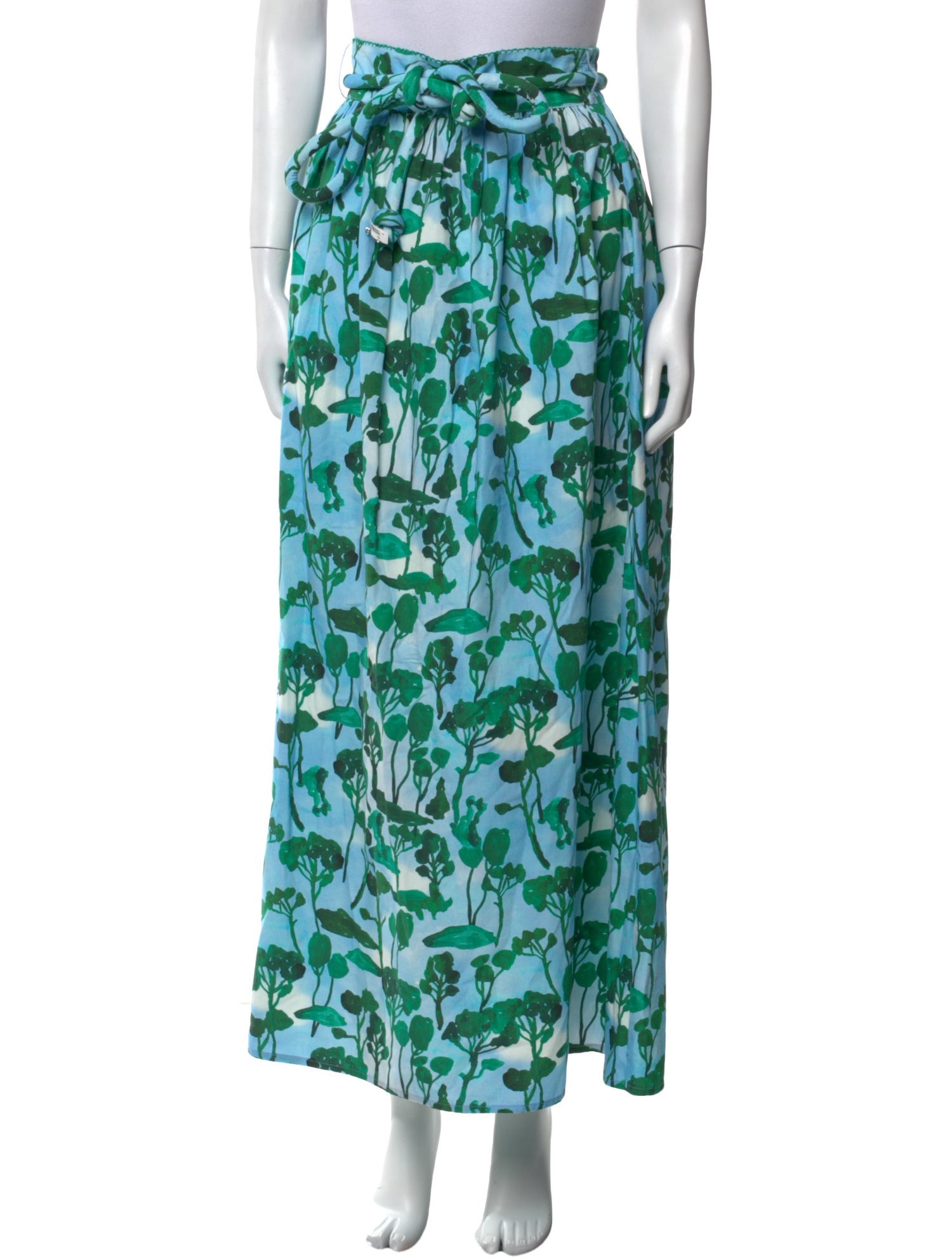 De Loreta Floral Print Midi Length Skirt