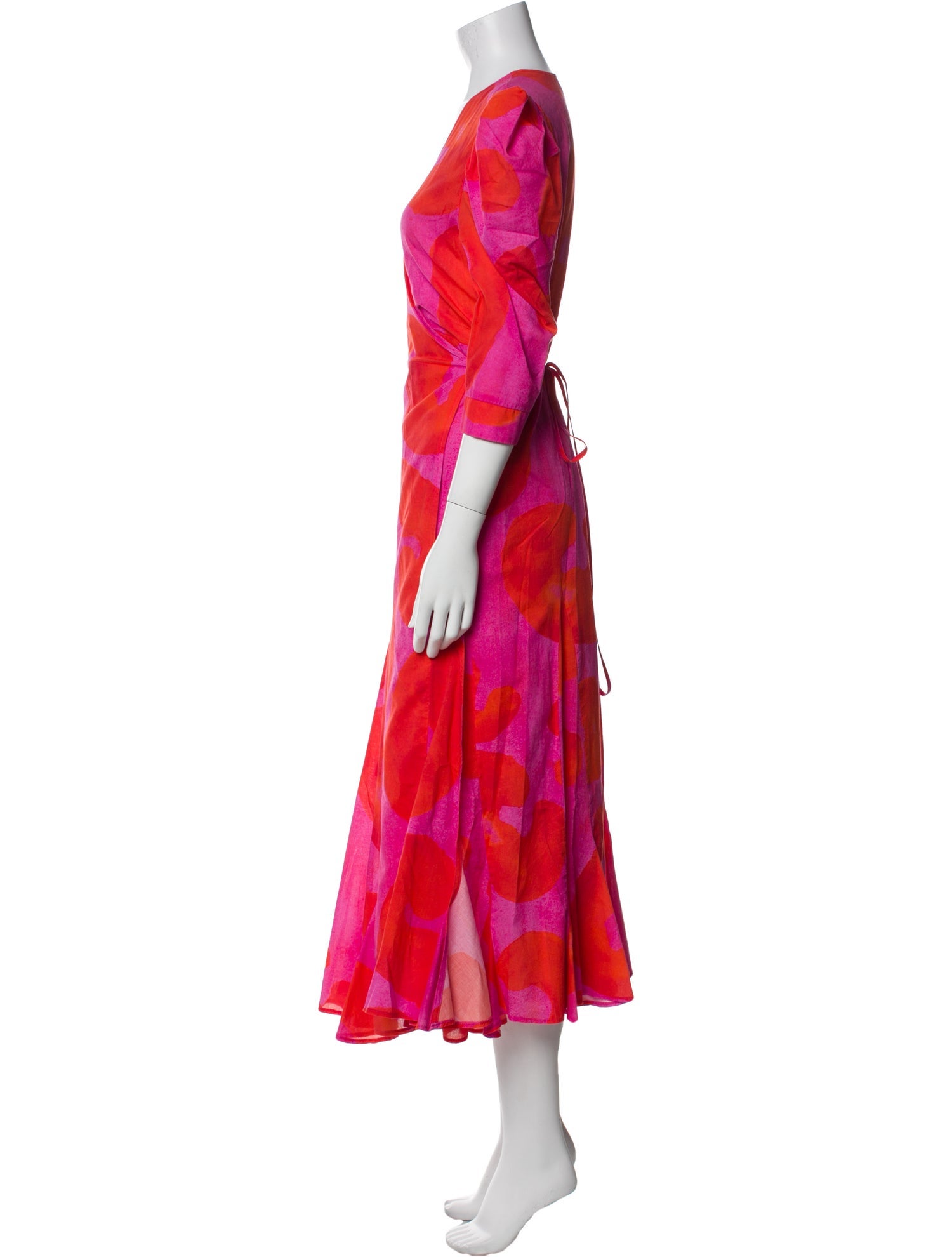 De Loreta Floral Print Long Dress