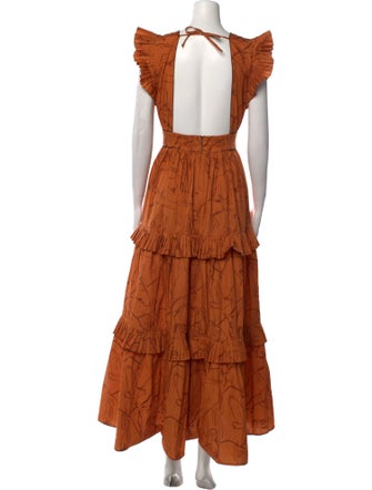 De Loreta V-Neck Long Dress