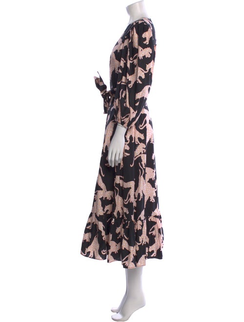 De Loreta Floral Print Long Dress