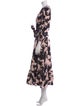 De Loreta Floral Print Long Dress