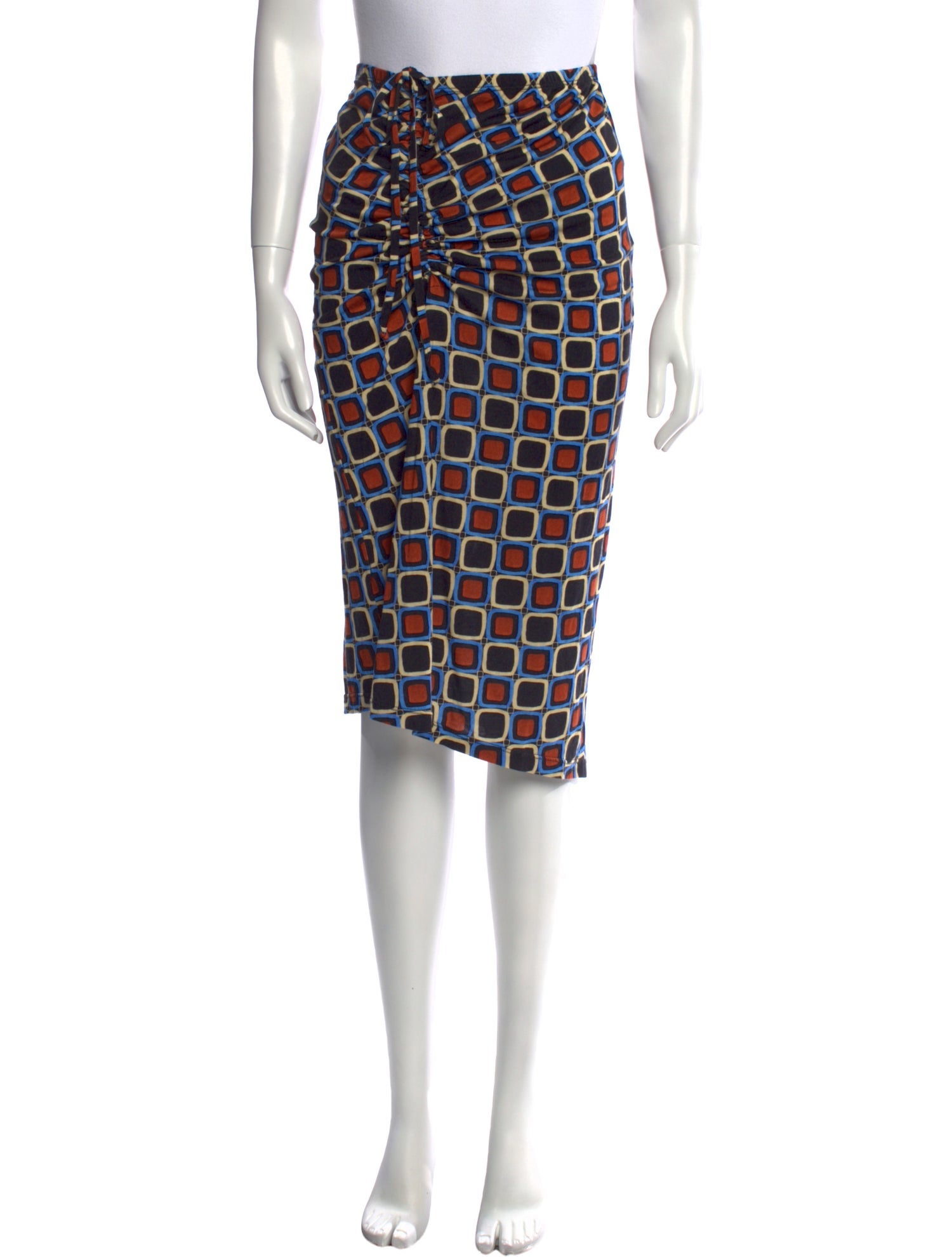 De Loreta Printed Knee-Length Skirt w/ Tags