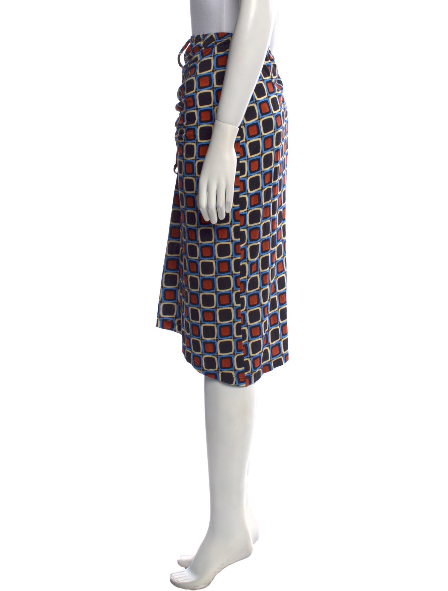 De Loreta Printed Knee-Length Skirt w/ Tags