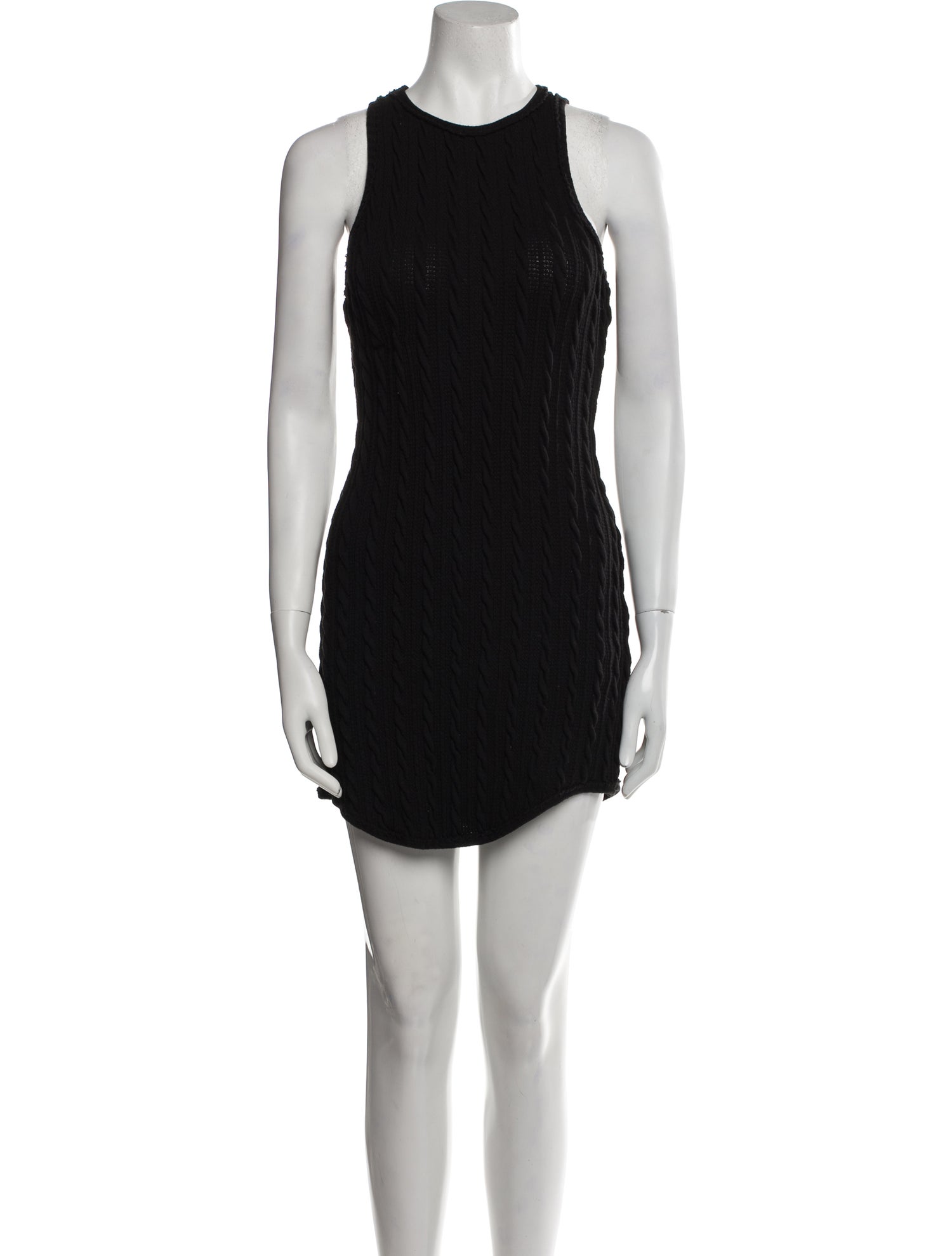 DYLANLEX Crew Neck Mini Dress