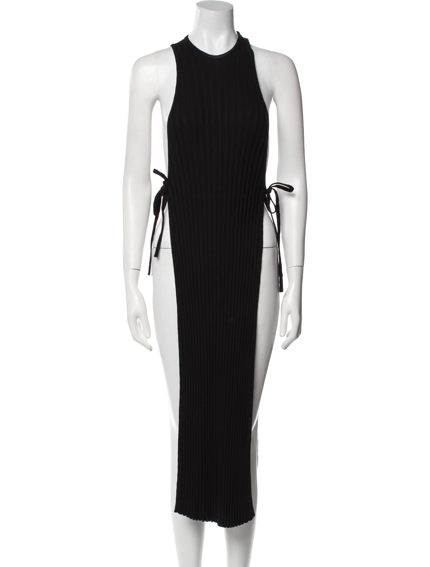 DYLANLEX Crew Neck Midi Length Dress