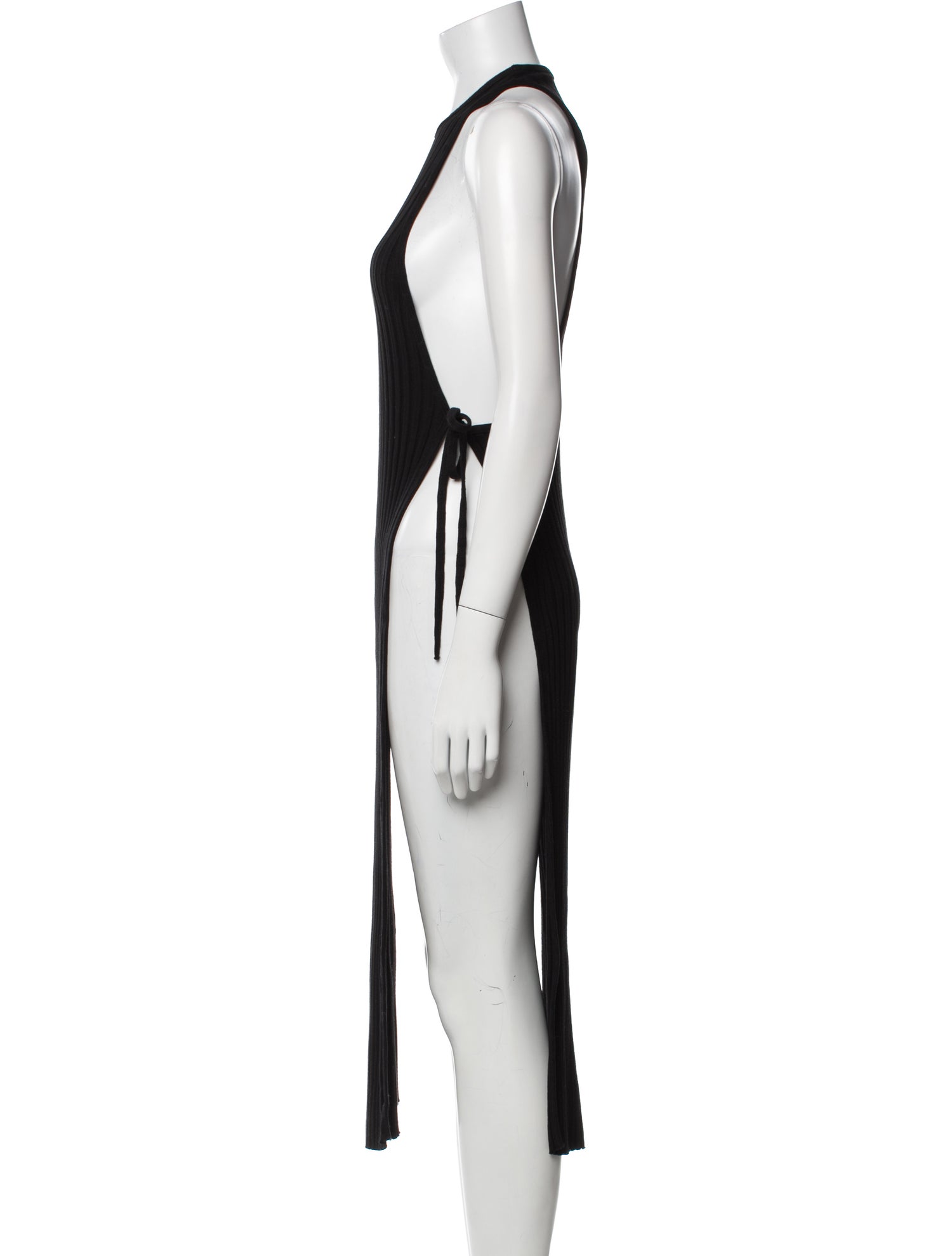 DYLANLEX Crew Neck Midi Length Dress