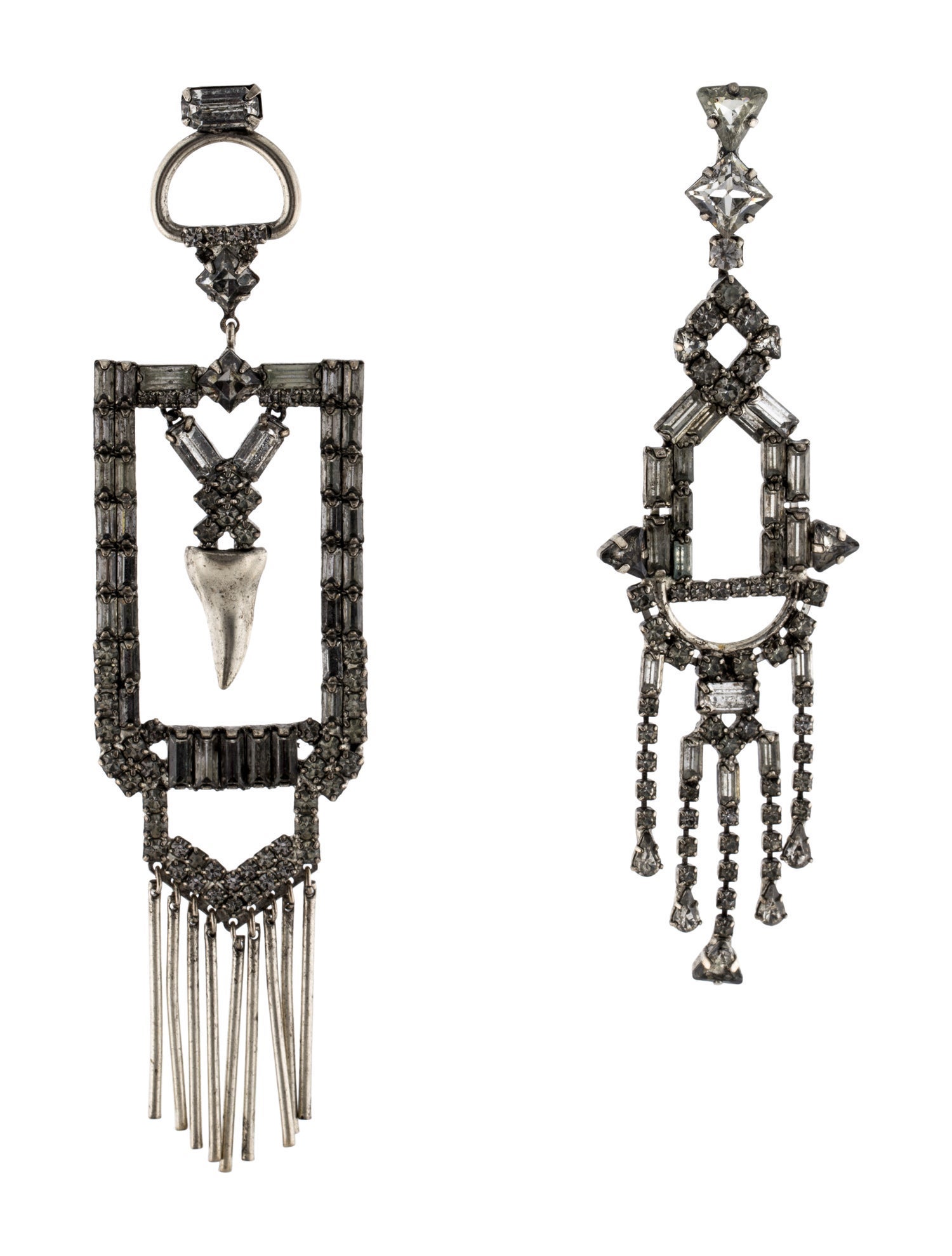 DYLANLEX Crystal Horn Drop Earrings