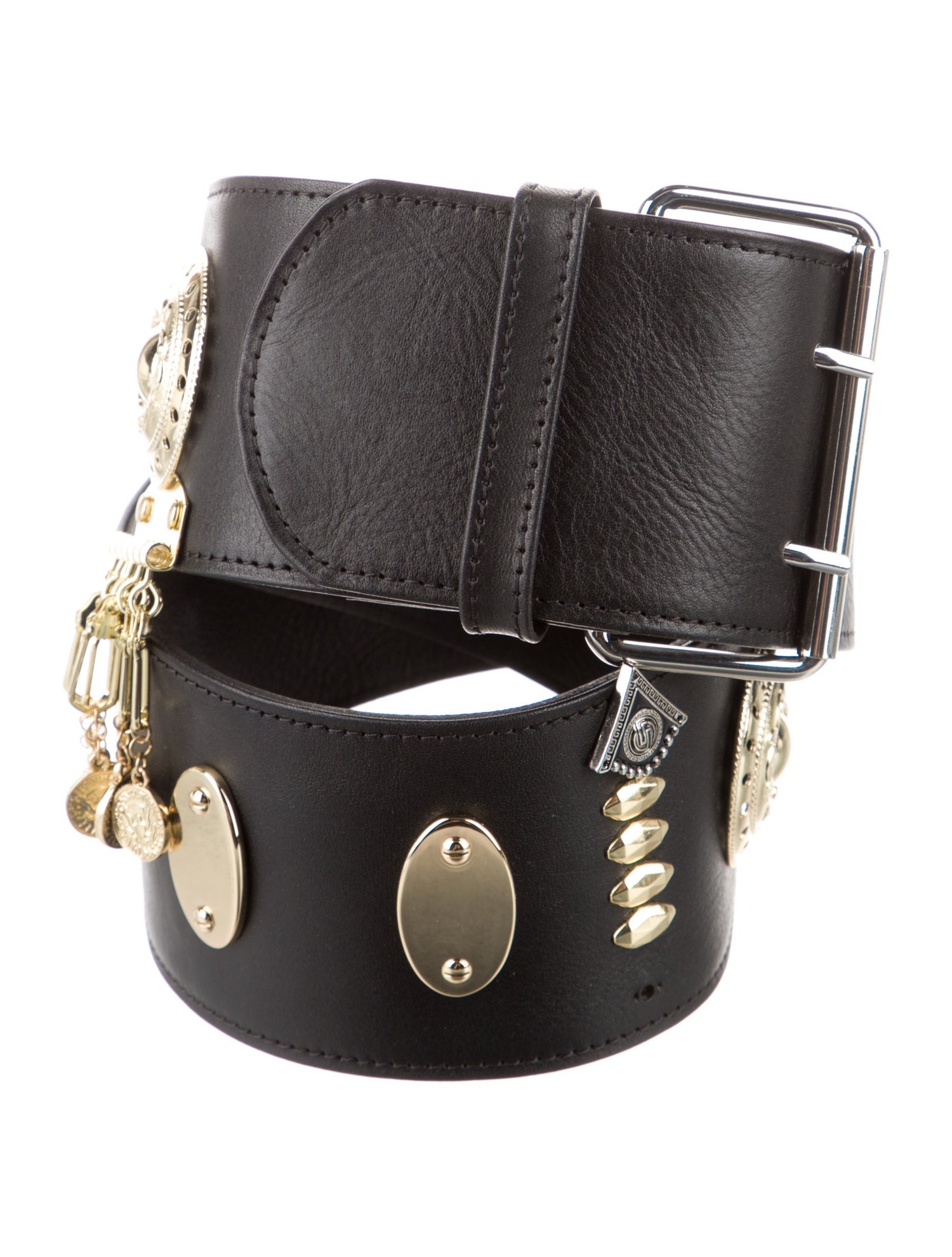 DYLANLEX Wide Leather Waist Belt