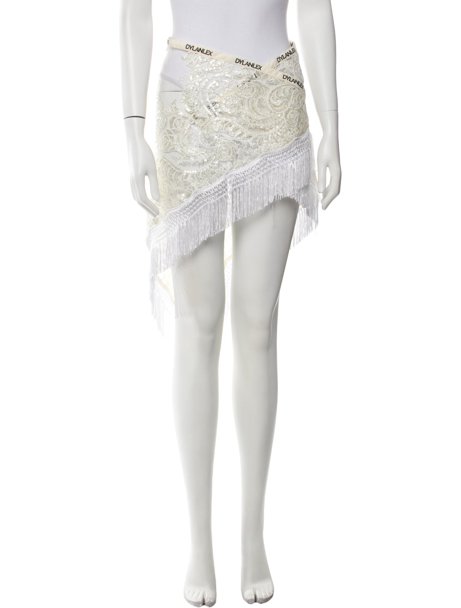 DYLANLEX Nylon Knee-Length Skirt