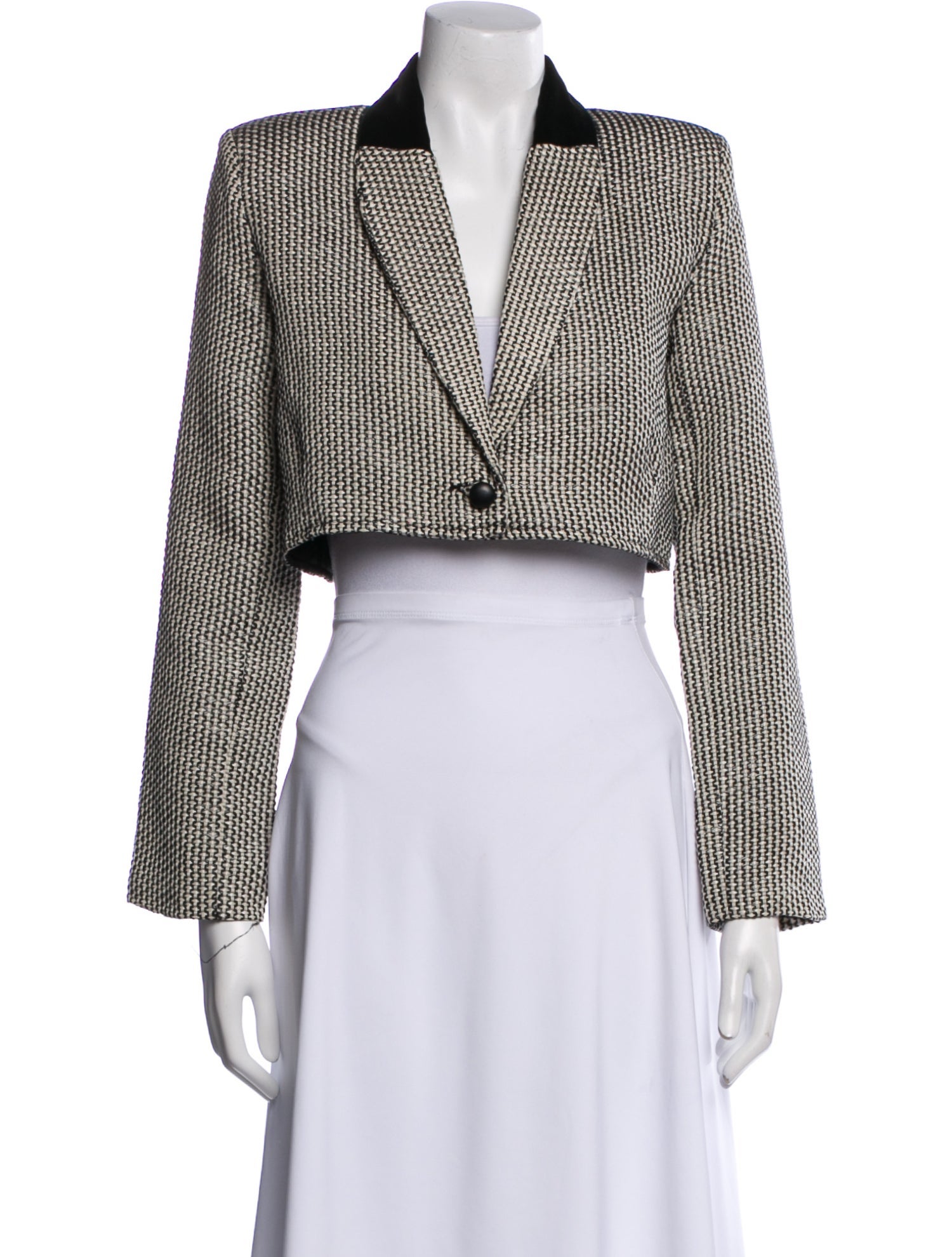DYLANLEX Houndstooth Print Blazer