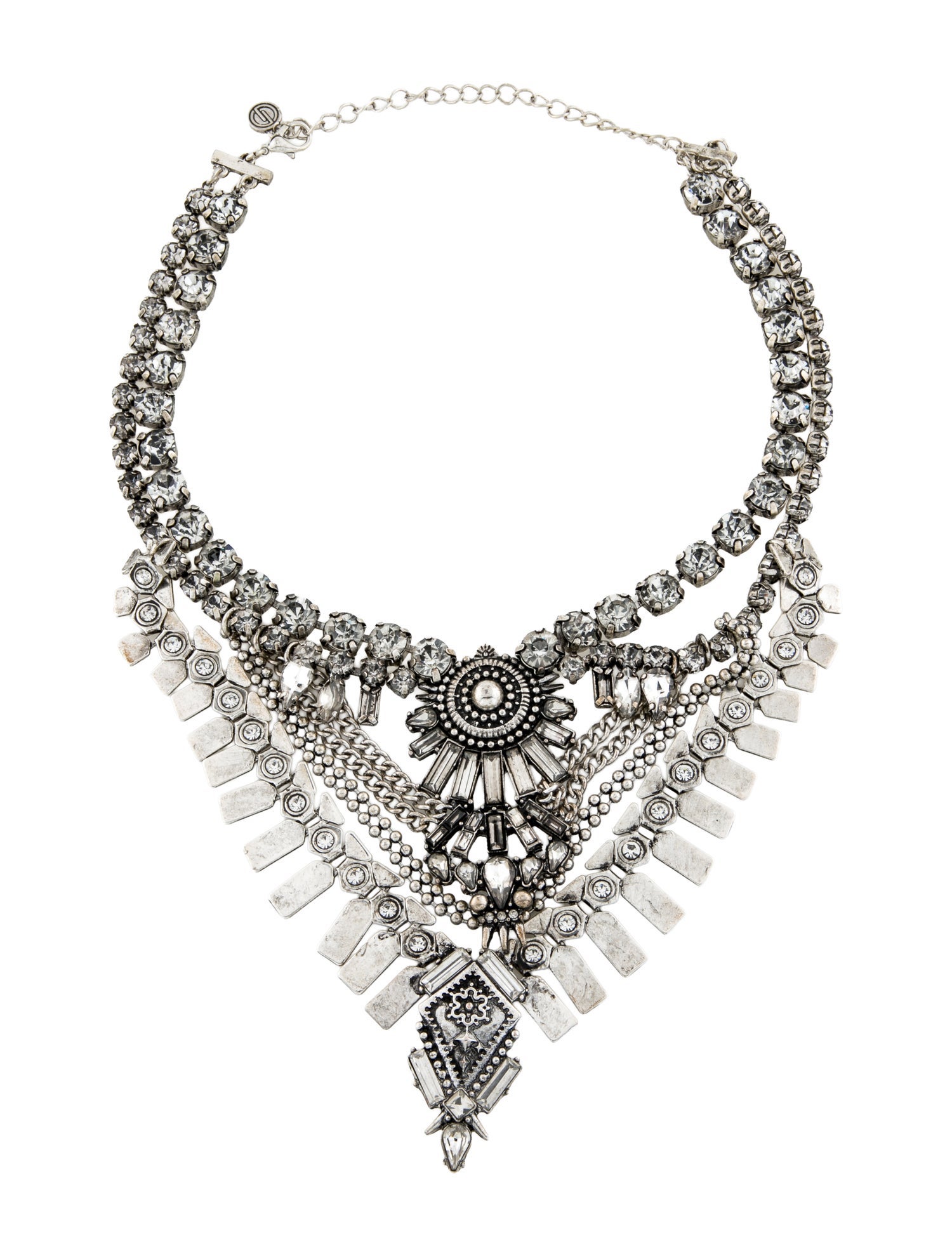 DYLANLEX Crystal Collar Necklace