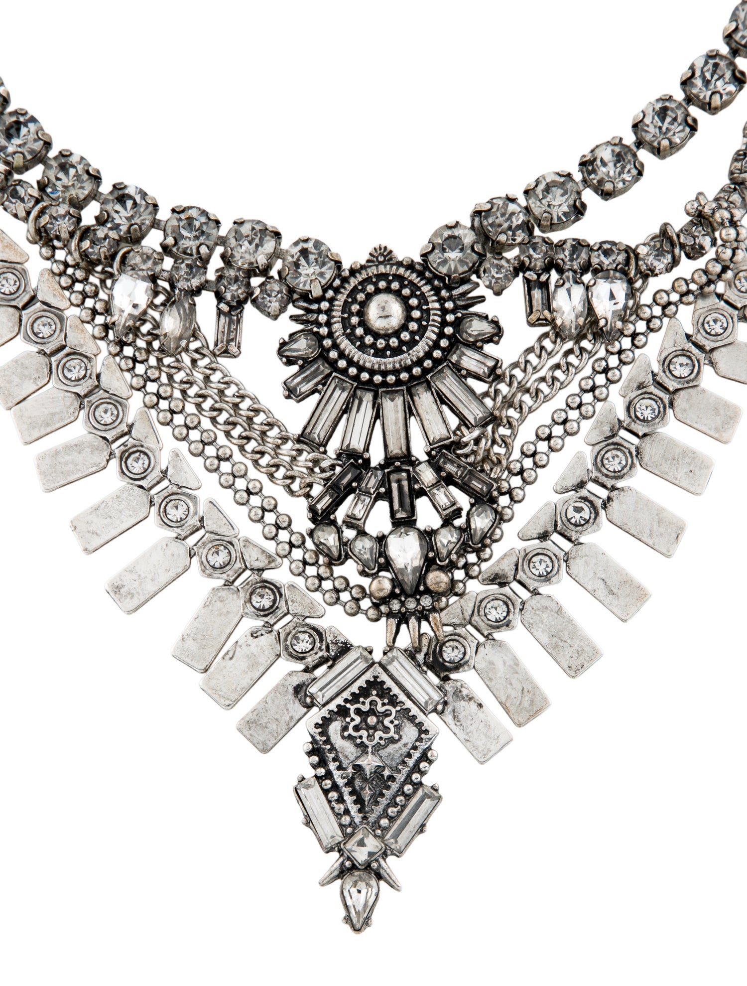 DYLANLEX Crystal Collar Necklace