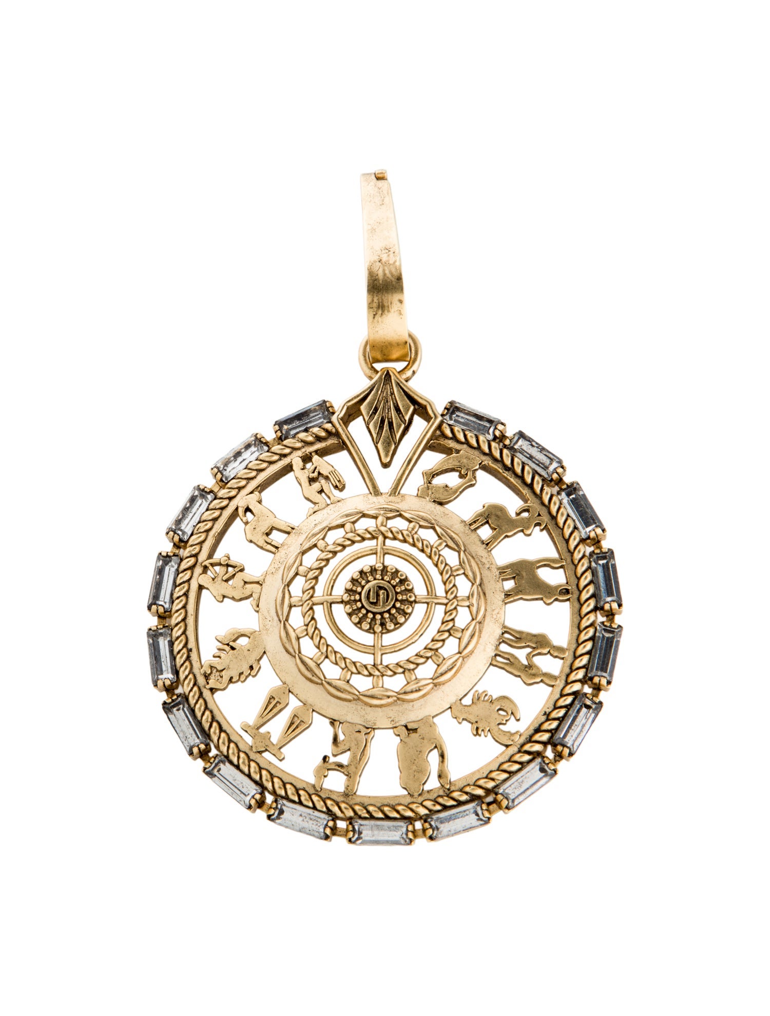 DYLANLEX Crystal Horoscope Pendant