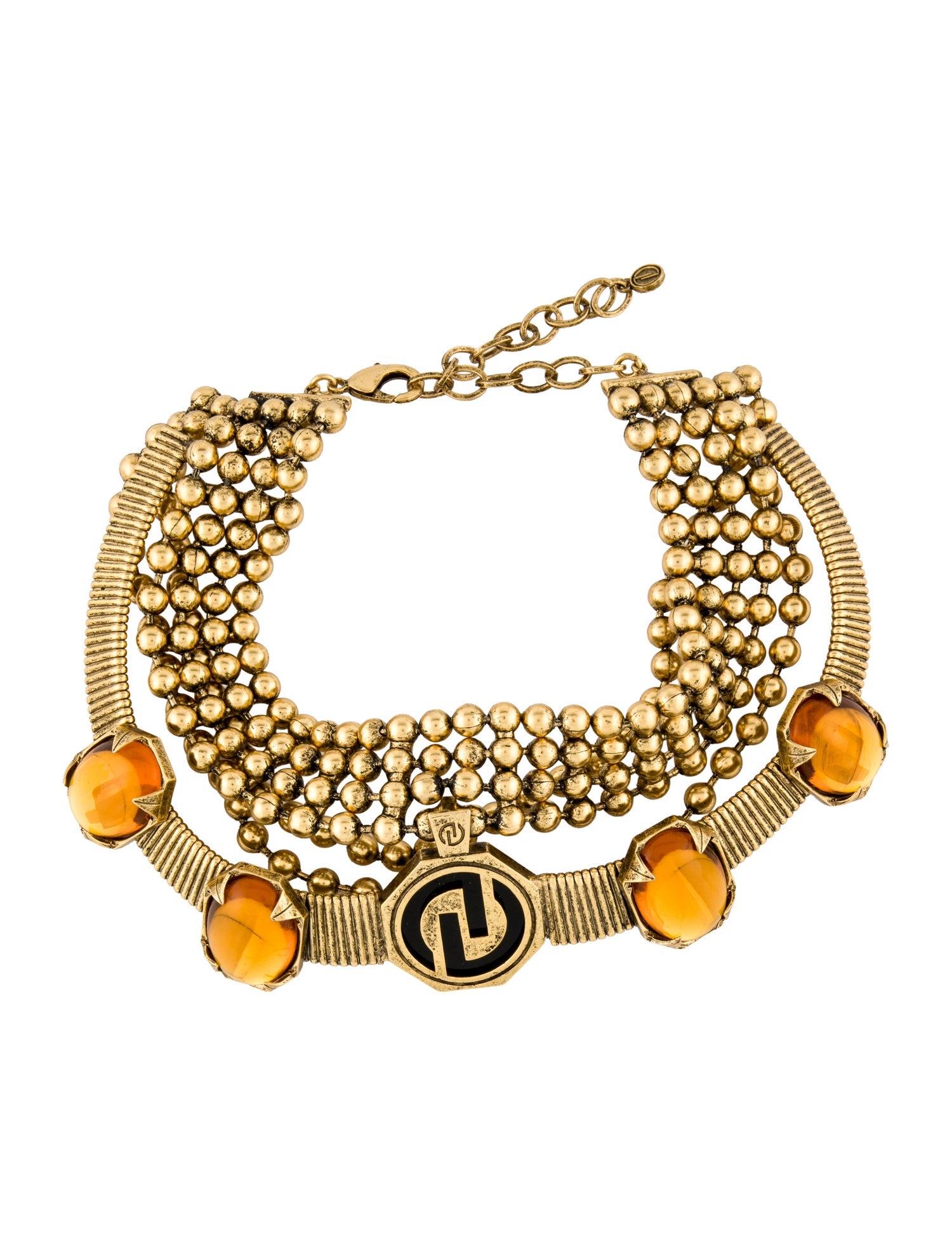 DYLANLEX Glass Choker Necklace