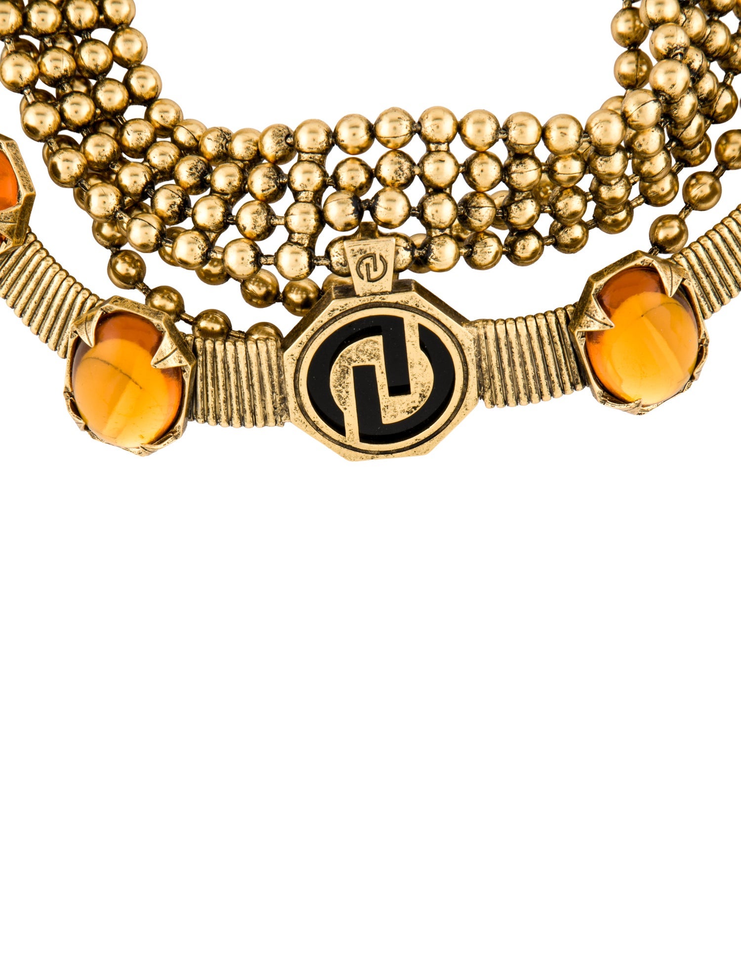 DYLANLEX Glass Choker Necklace