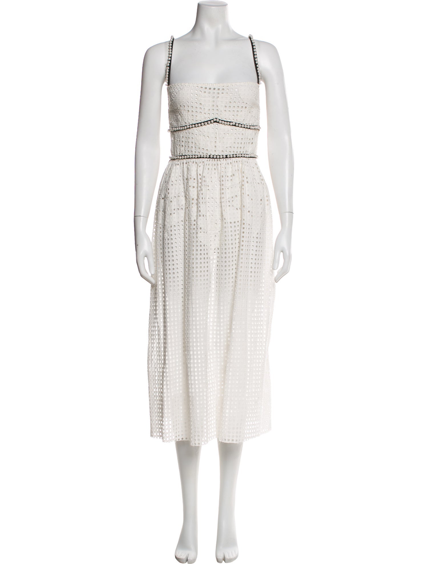 DYLANLEX Square Neckline Long Dress