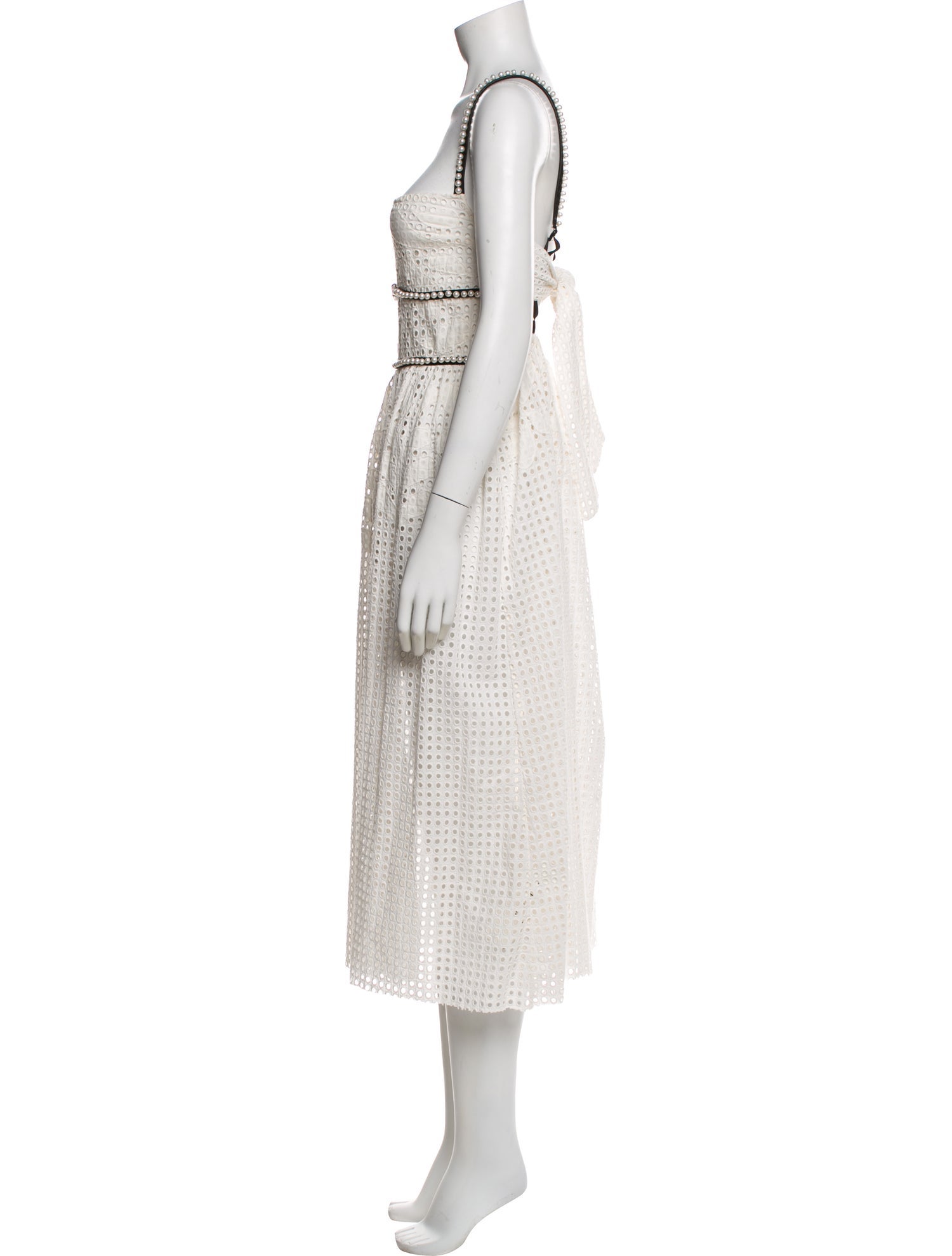 DYLANLEX Square Neckline Long Dress