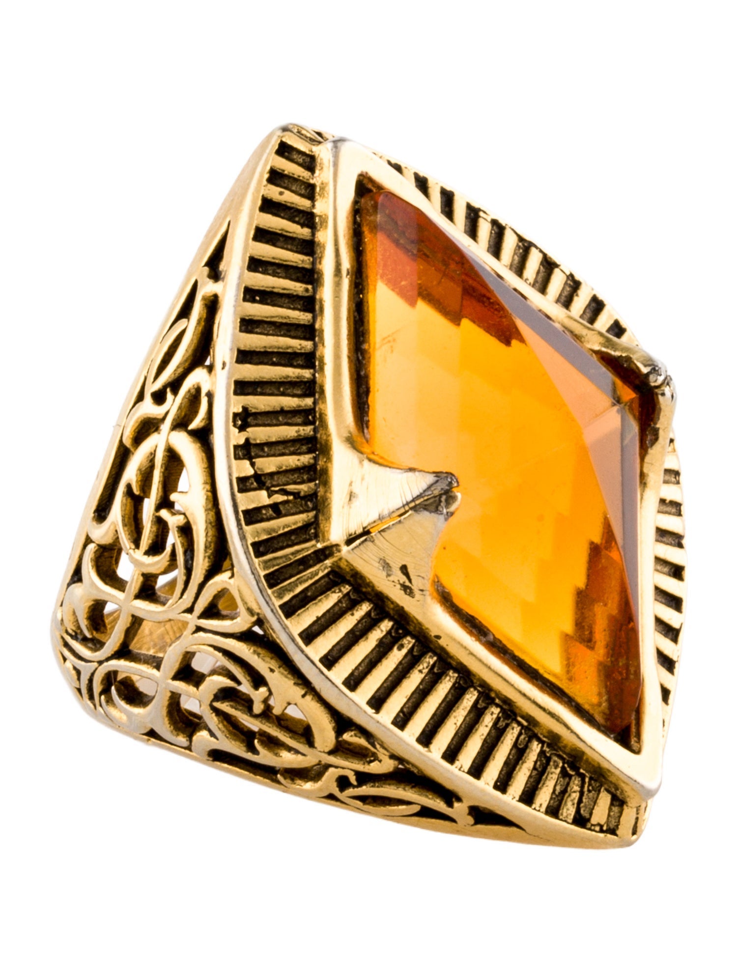 DYLANLEX Crystal Cocktail Ring