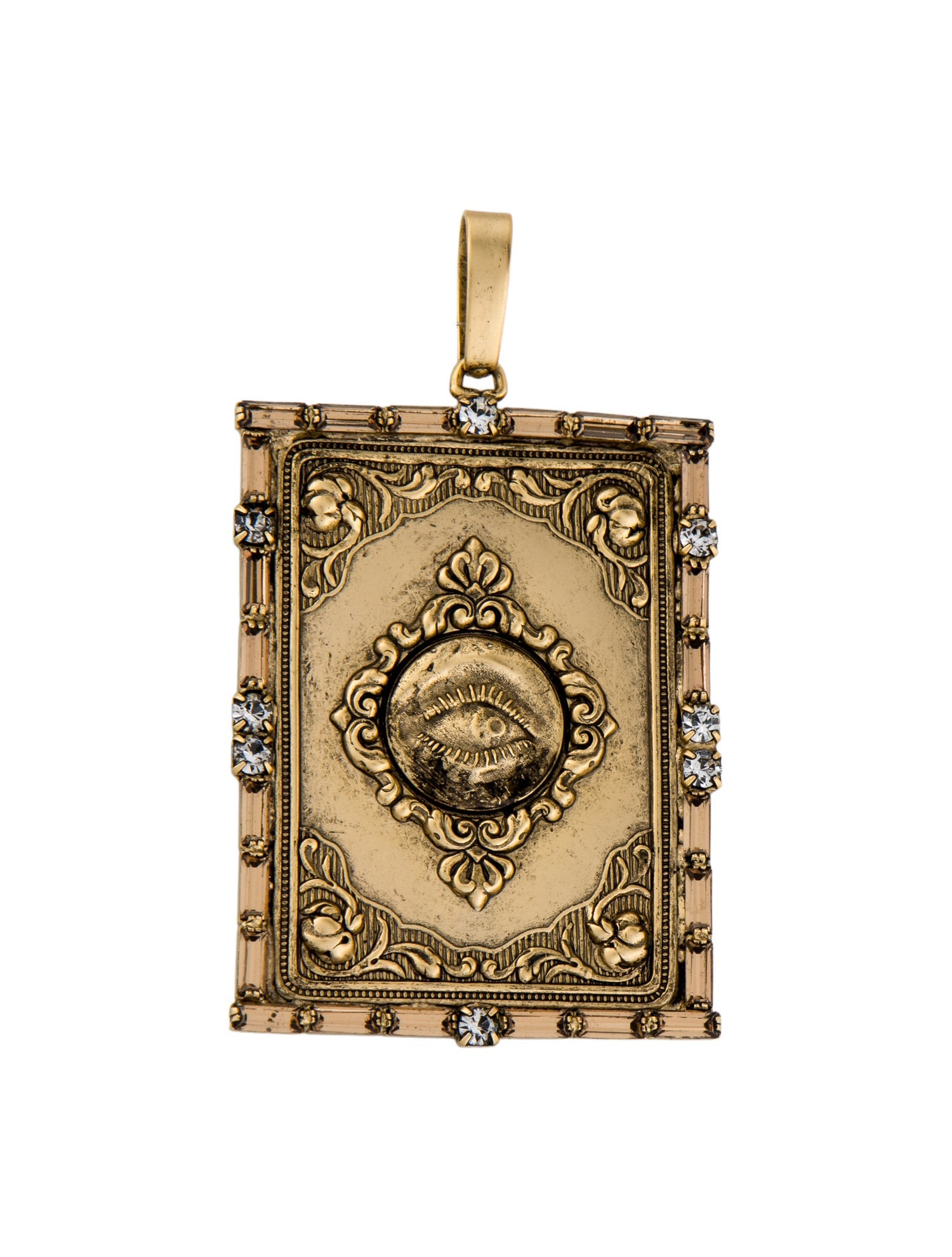 DYLANLEX Crystal Lover's Eye Charm Pendant