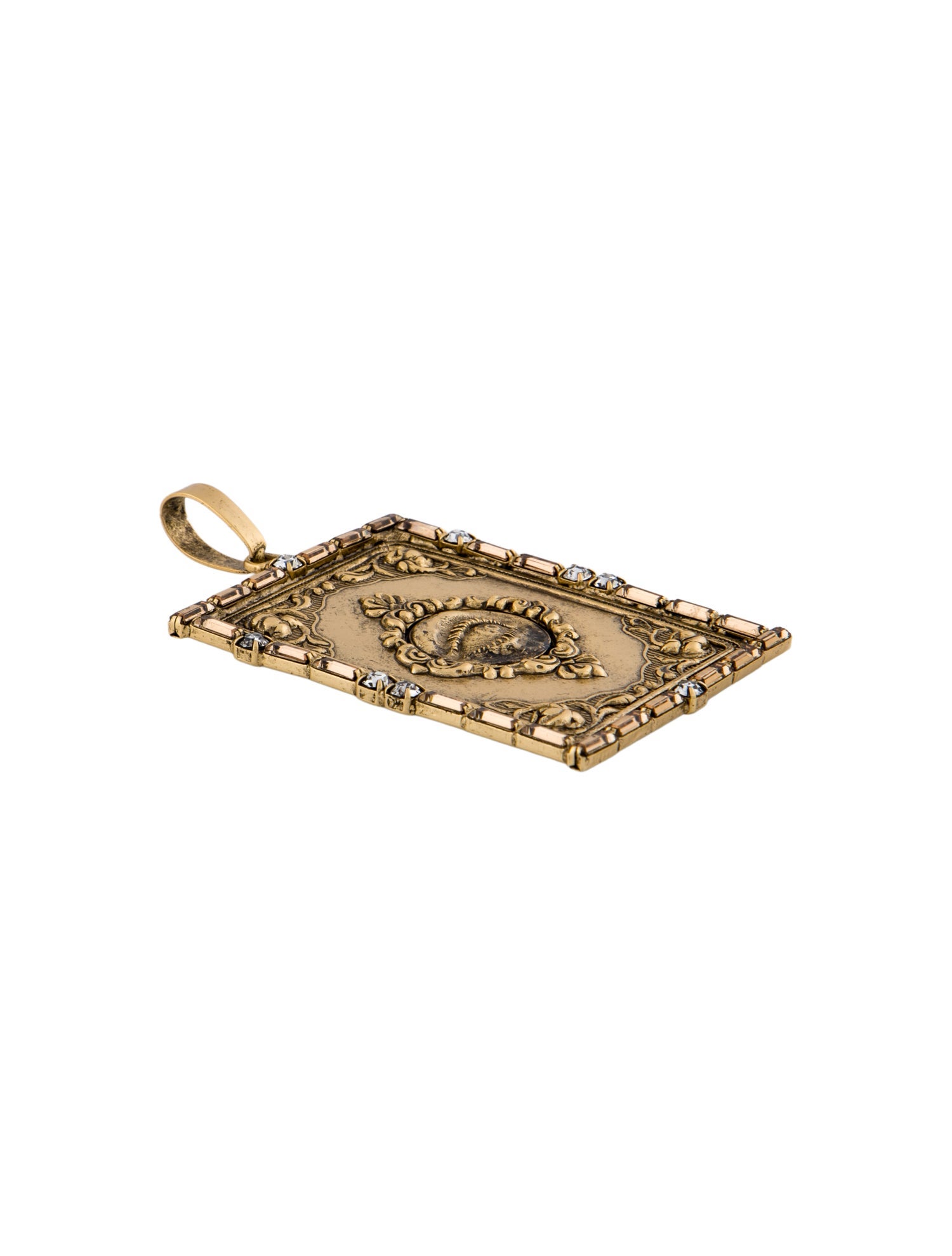 DYLANLEX Crystal Lover's Eye Charm Pendant