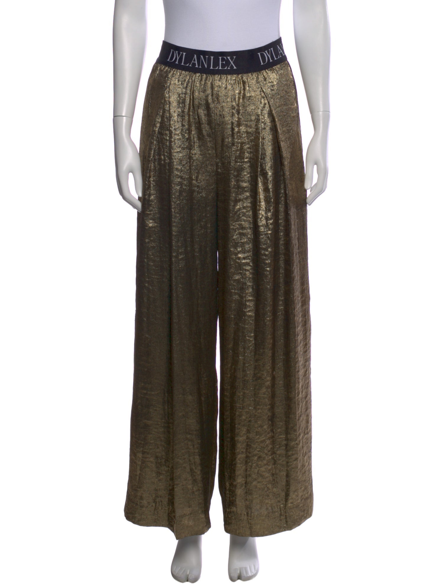 DYLANLEX Striped Wide Leg Pants