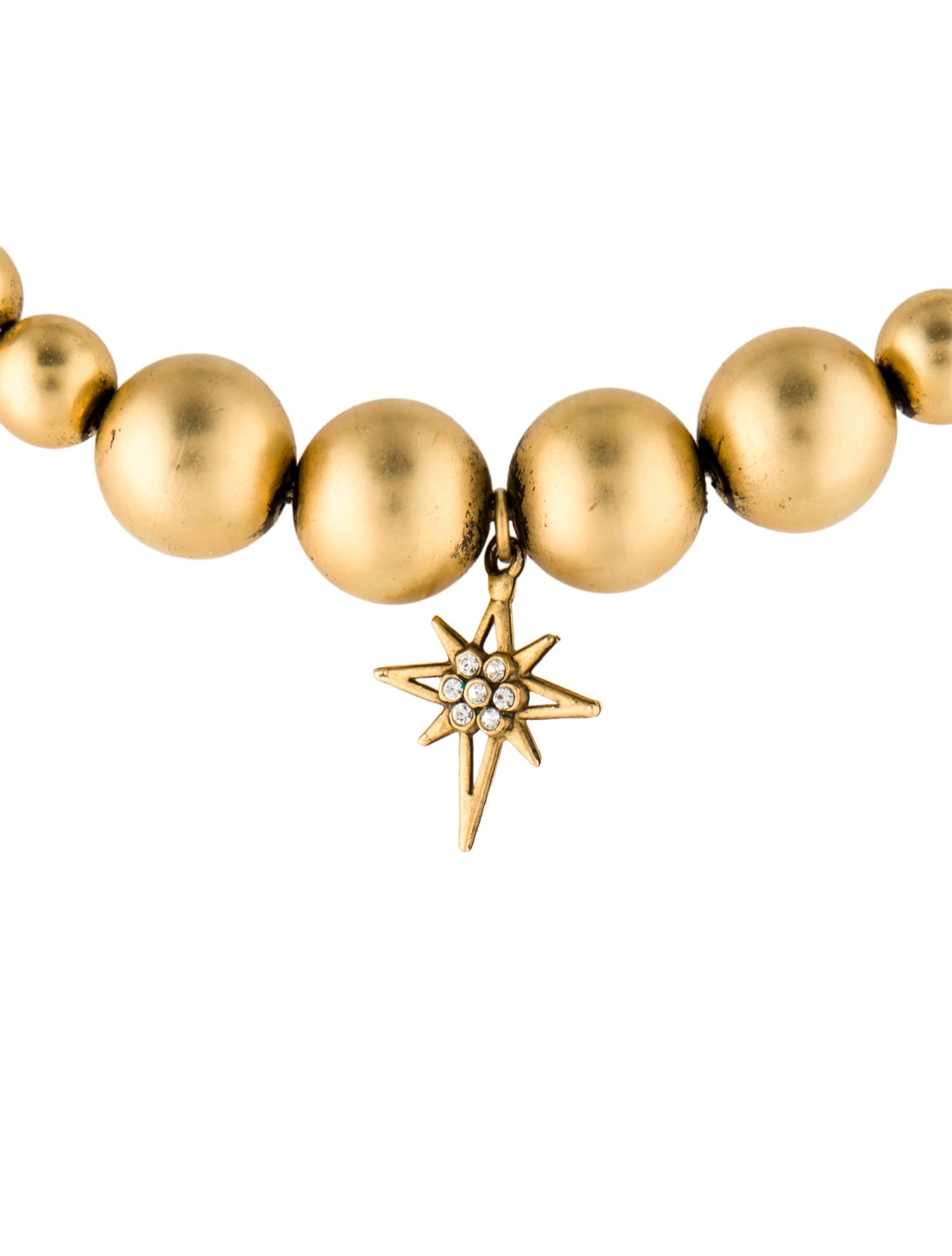 DYLANLEX Crystal Gilded West Choker Necklace