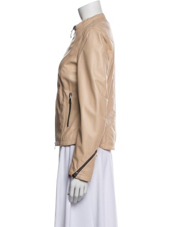 Delan Lamb Leather Jacket