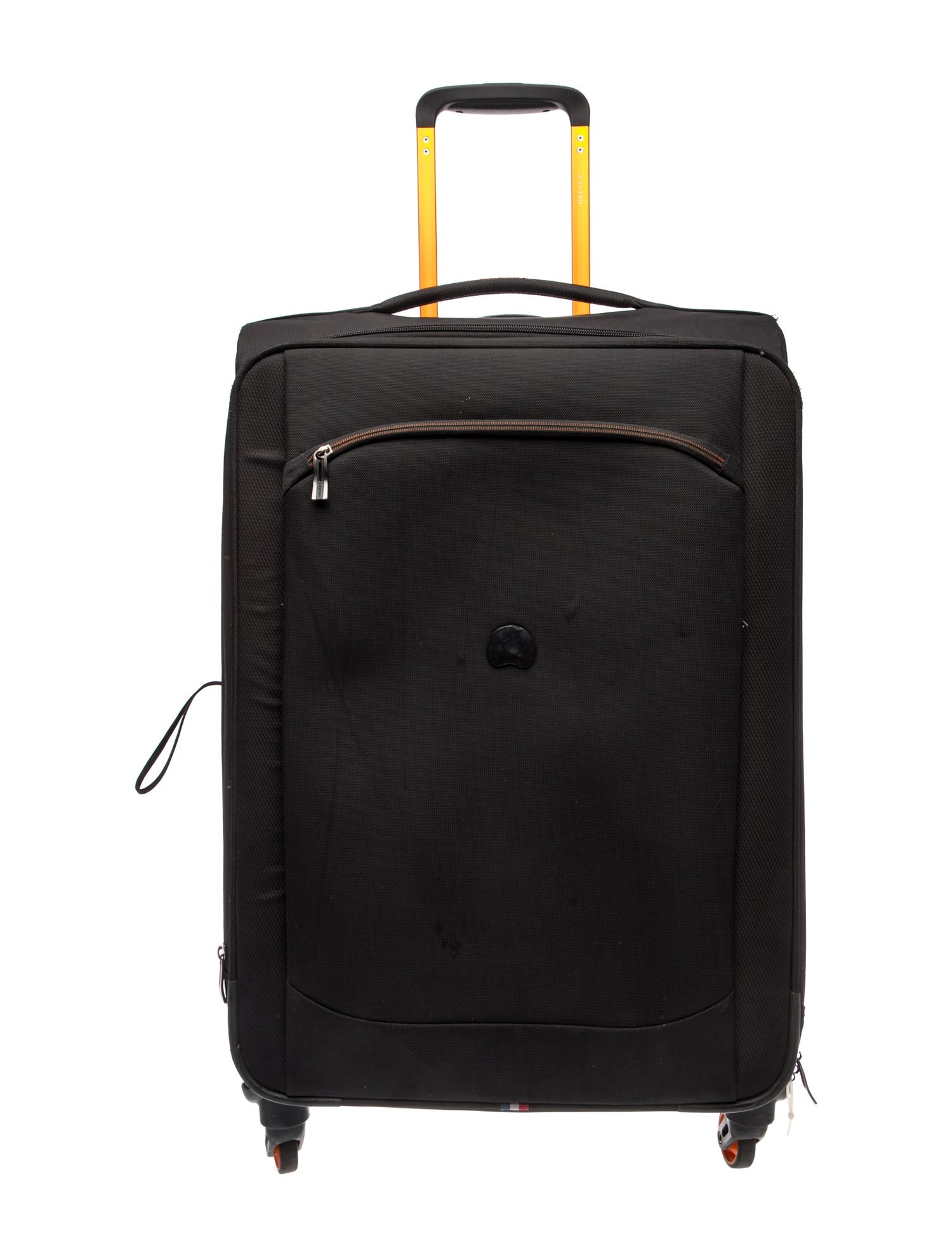 Delsey Paris Montmartre Air 2.0 Softside Expandable Black Suitcase.
