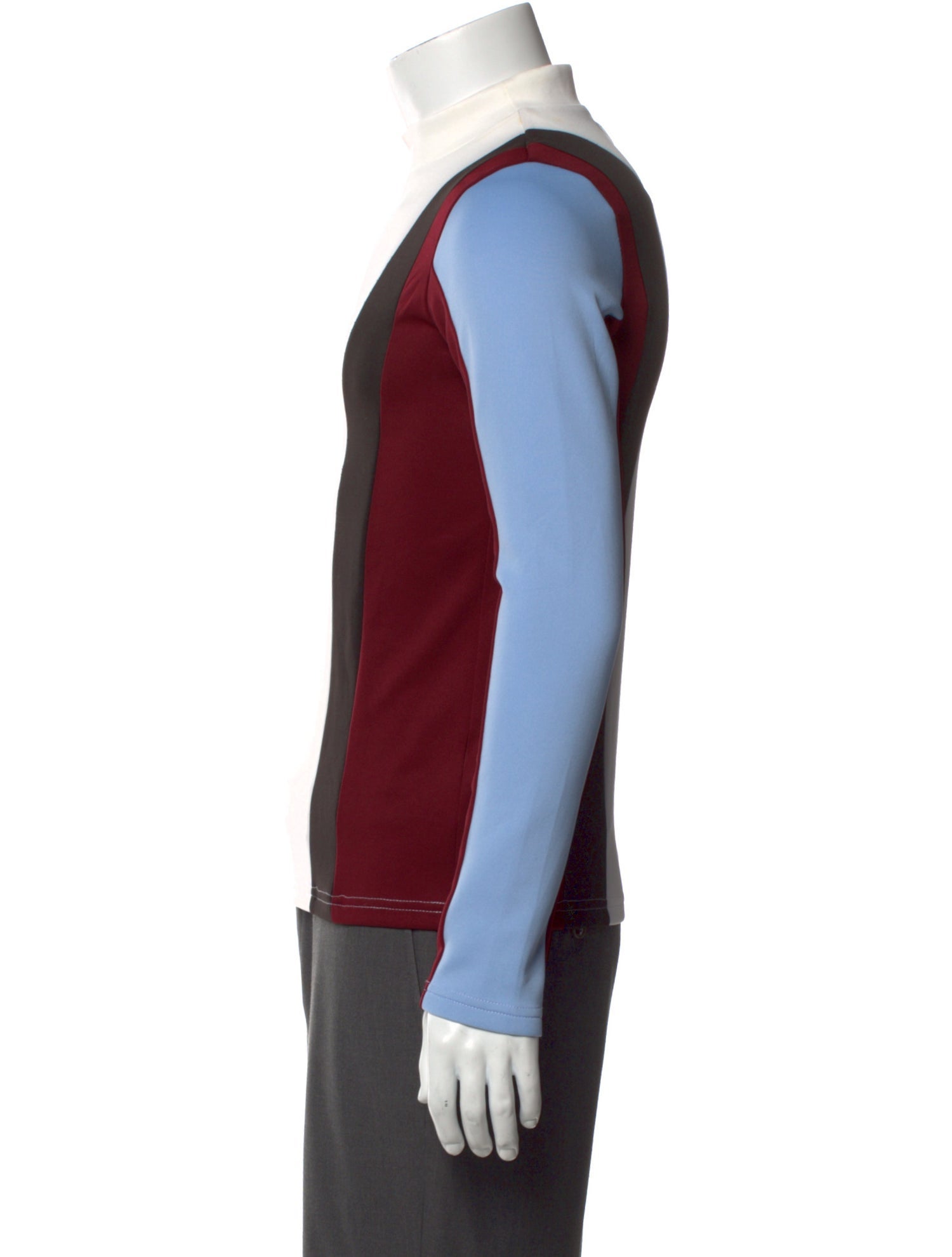 Daniel W. Fletcher Colorblock Pattern Long Sleeve Shirt