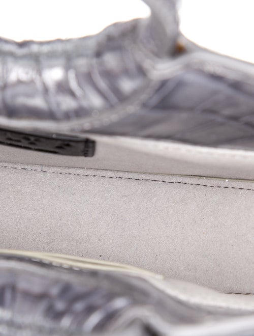 DLYP Embossed Leather Top Handle Bag