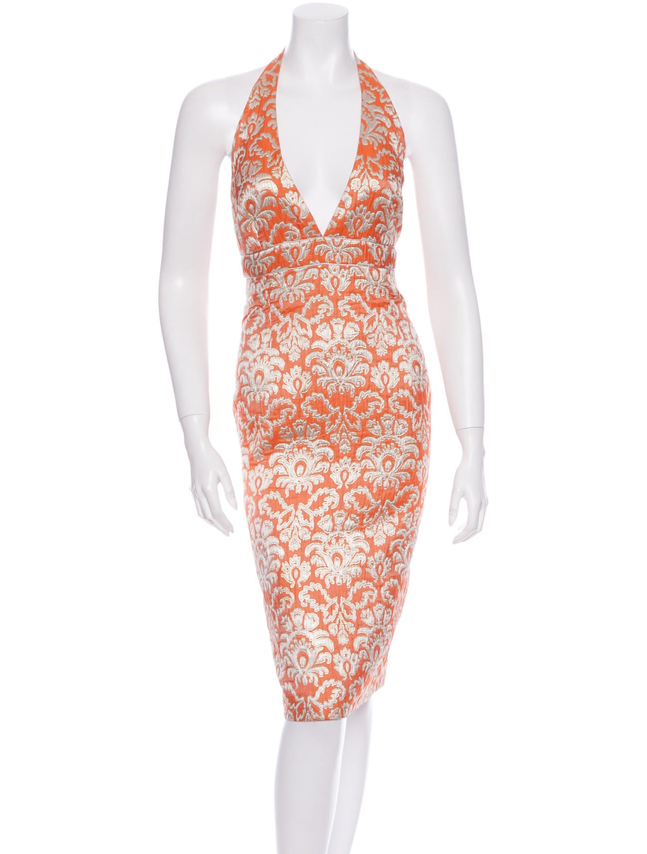 David Meister Halter Dress