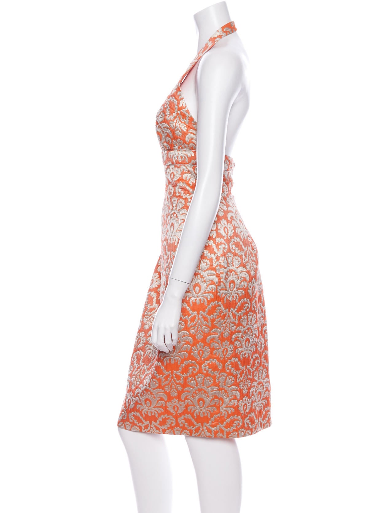 David Meister Halter Dress